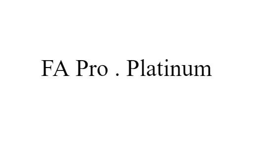 FA Pro . Platinum